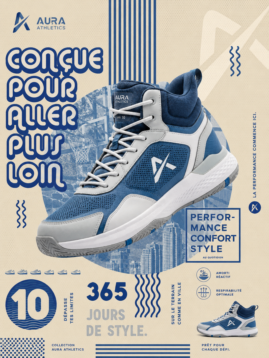 Aura Athletics — Conçue pour aller plus loin