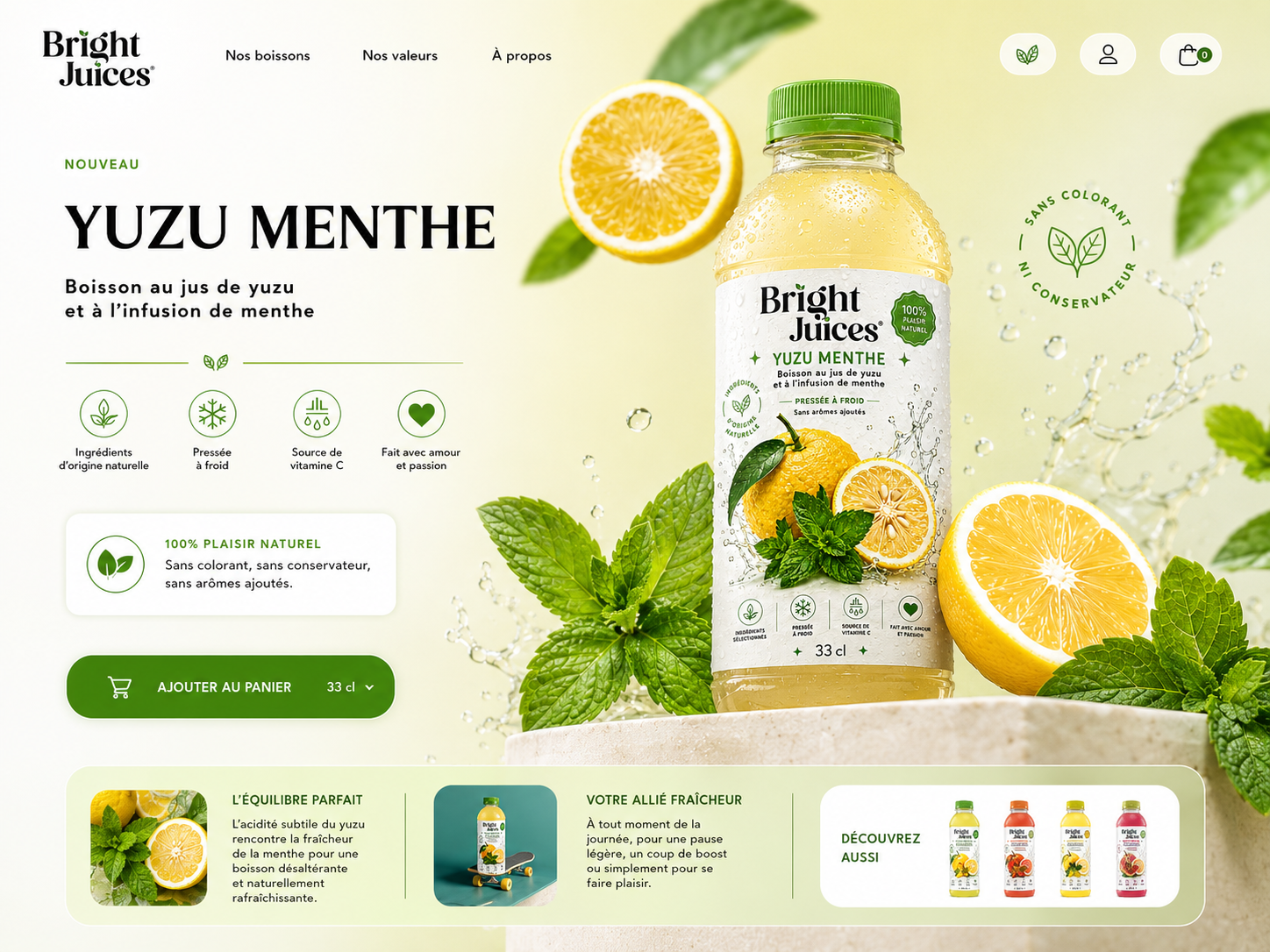 Page e-commerce