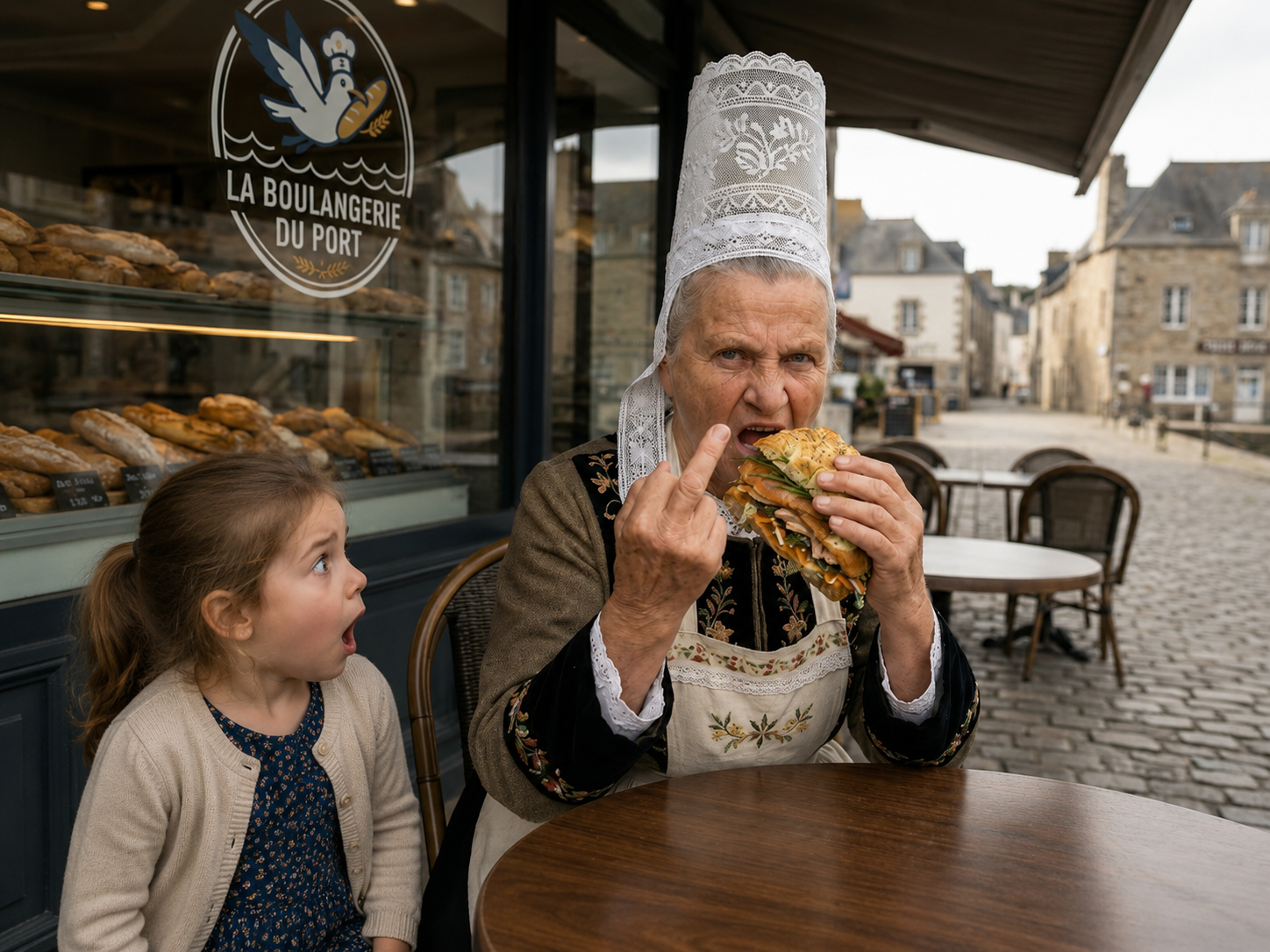 La bigoudène et le burger