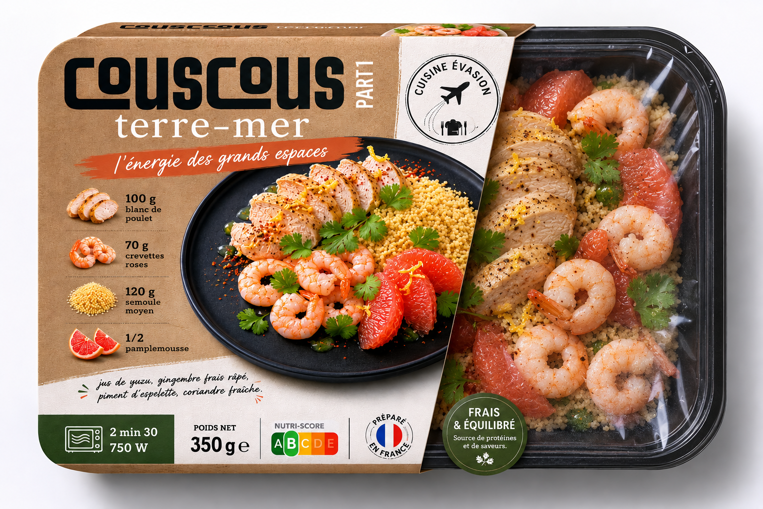 Packaging Couscous Terre-Mer