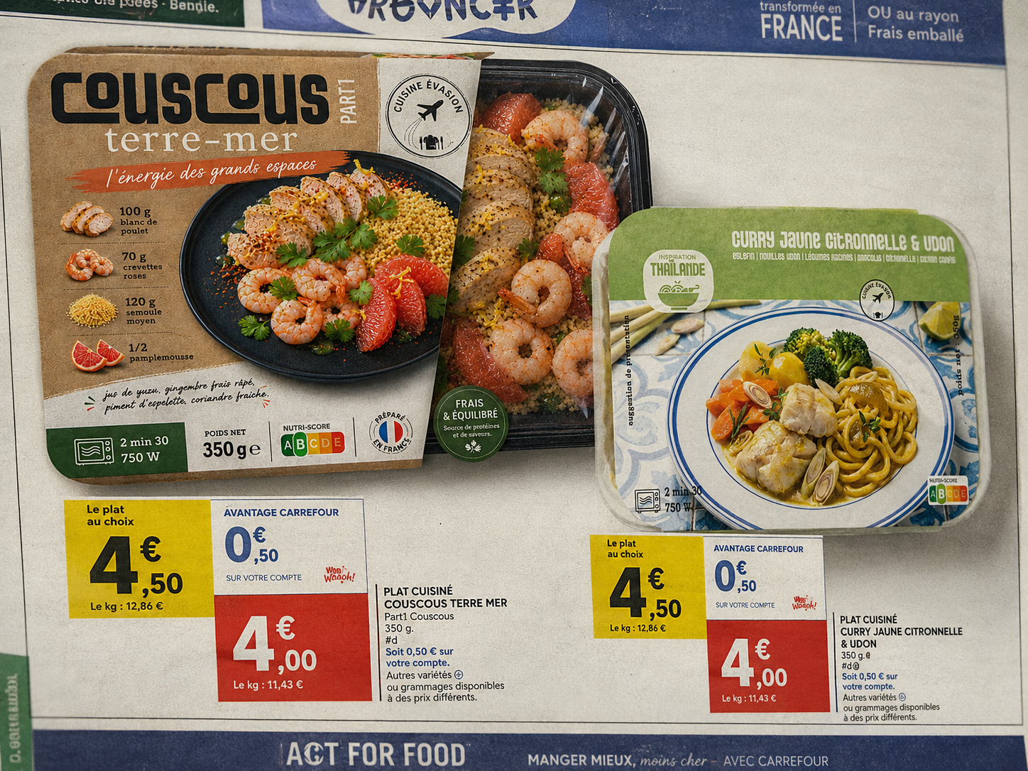 Page catalogue Carrefour
