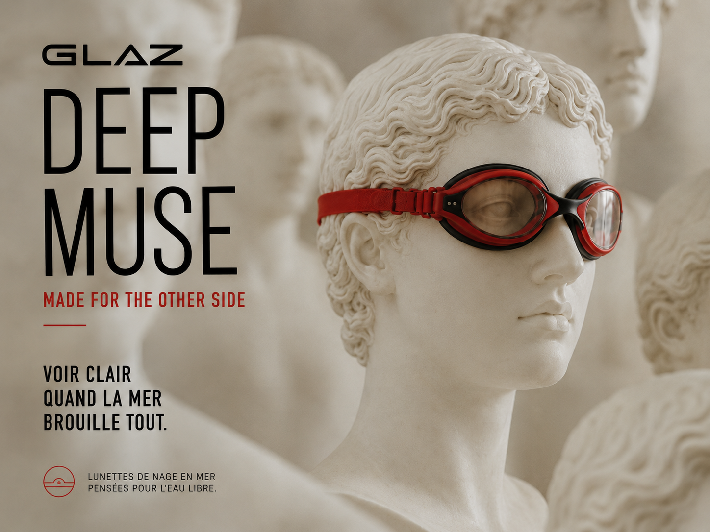 Lunettes en immersion — reflets