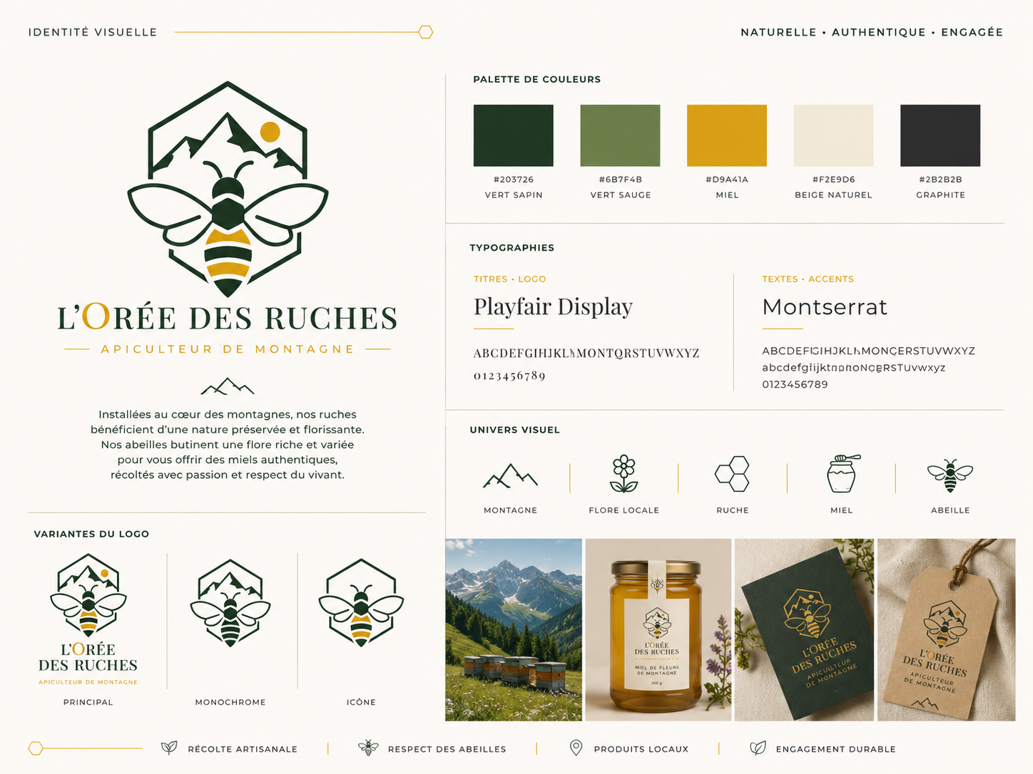Charte graphique complète — logo et couleurs