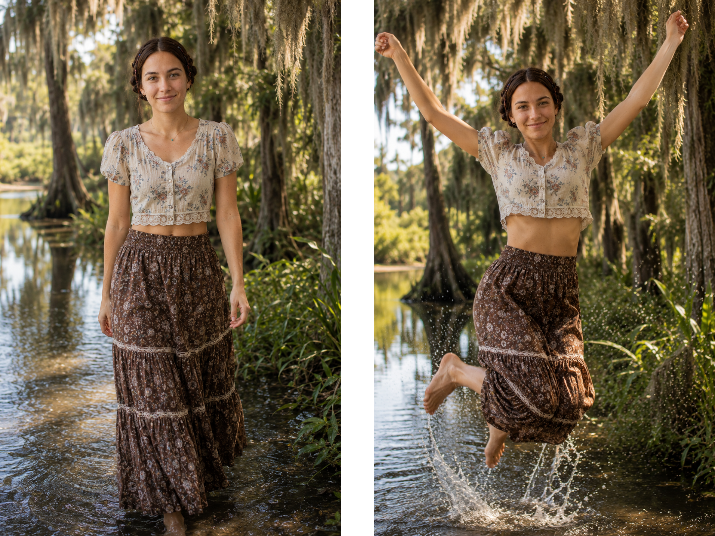 Lifestyle bayou — Pieds dans l'eau