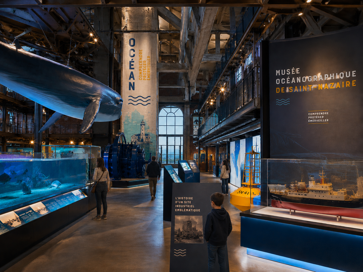 Signalétique intérieure musée