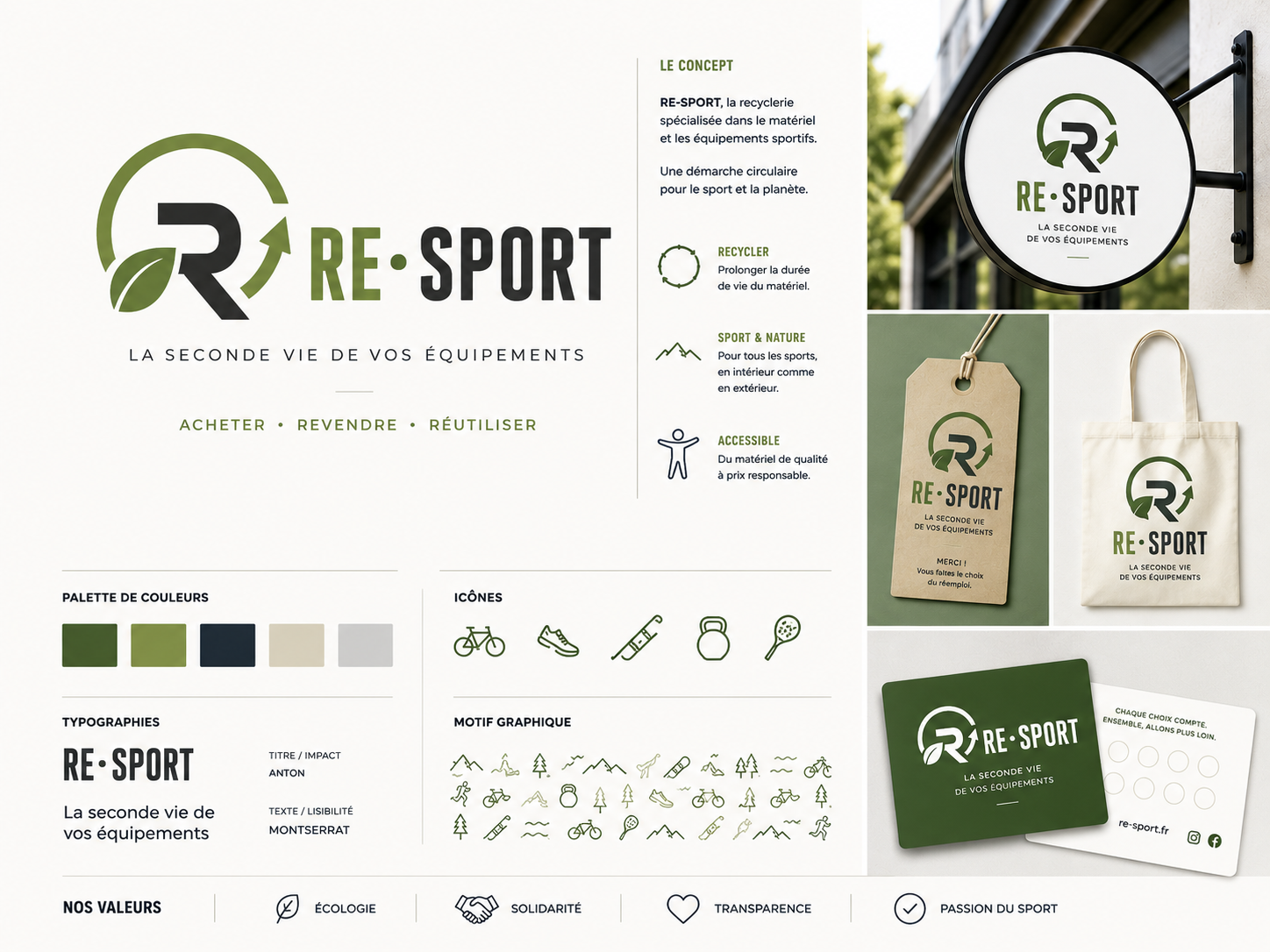 Logo Re-Sport — fond blanc