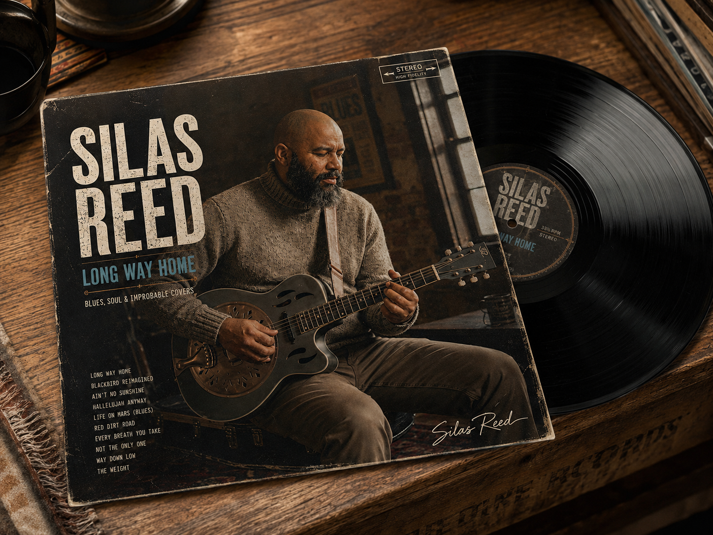 Vinyle sur platine